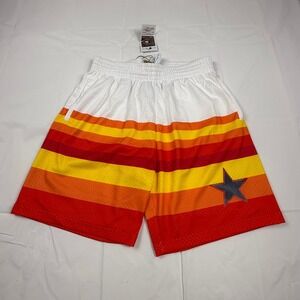 Mitchell & Ness Houston Astros  Mesh Shorts Mens Large NEW